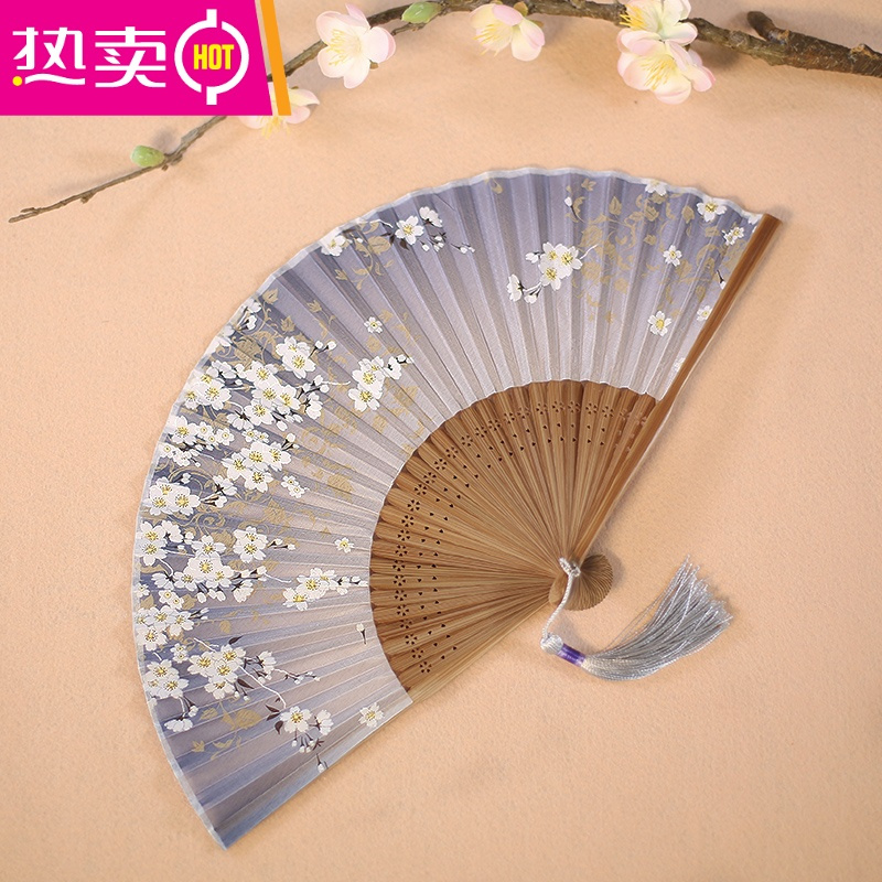 封后 Fenghou 工艺制品买3送1日式拍照汉服扇子折扇中国风绢扇和风工艺古风折叠舞蹈fenghou 白露 21cm 价格图片品牌报价 苏宁易购梦舟家居生活专营店
