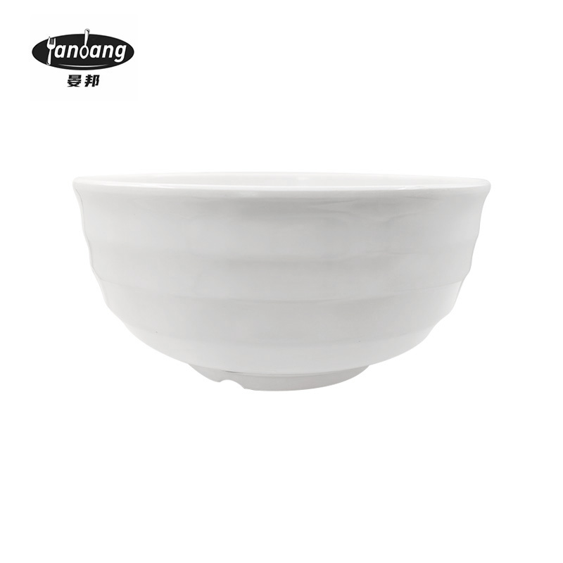 晏邦 密胺螺纹深碗 6.8寸 直径173*80mm 1个高清大图