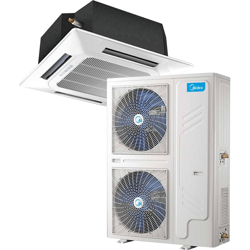 美的(Midea)中央空调 一拖一嵌入式5匹天花机天井机商用店铺吸顶机冷暖380V KFR-120QW/SDY-B(D)