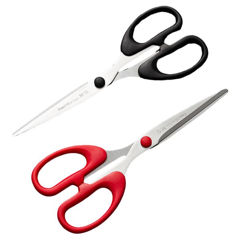 晨光(M&G)ASS91312 剪刀 经典办公195mm 颜色随机 5个装高清大图