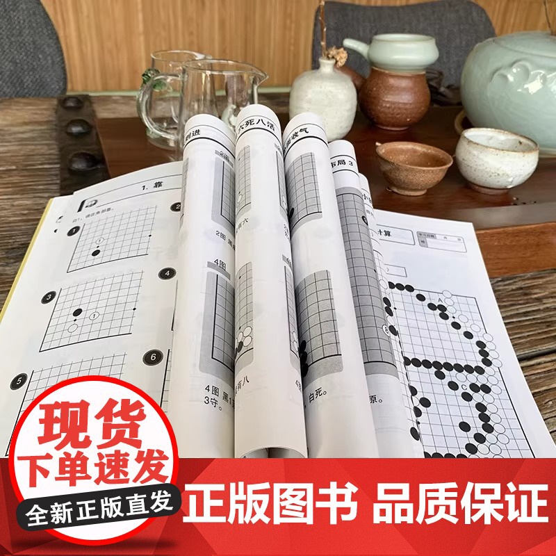 速成围棋中 初级篇 从入门到五段 内容环环相扣 难易度逐渐加深 例题讲解细致 习题题型经典 21世纪新概念速成围棋高清大图