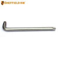 钢盾(SHEFFIELD) L型加长带中孔花形扳手T50 S050750(15个装)