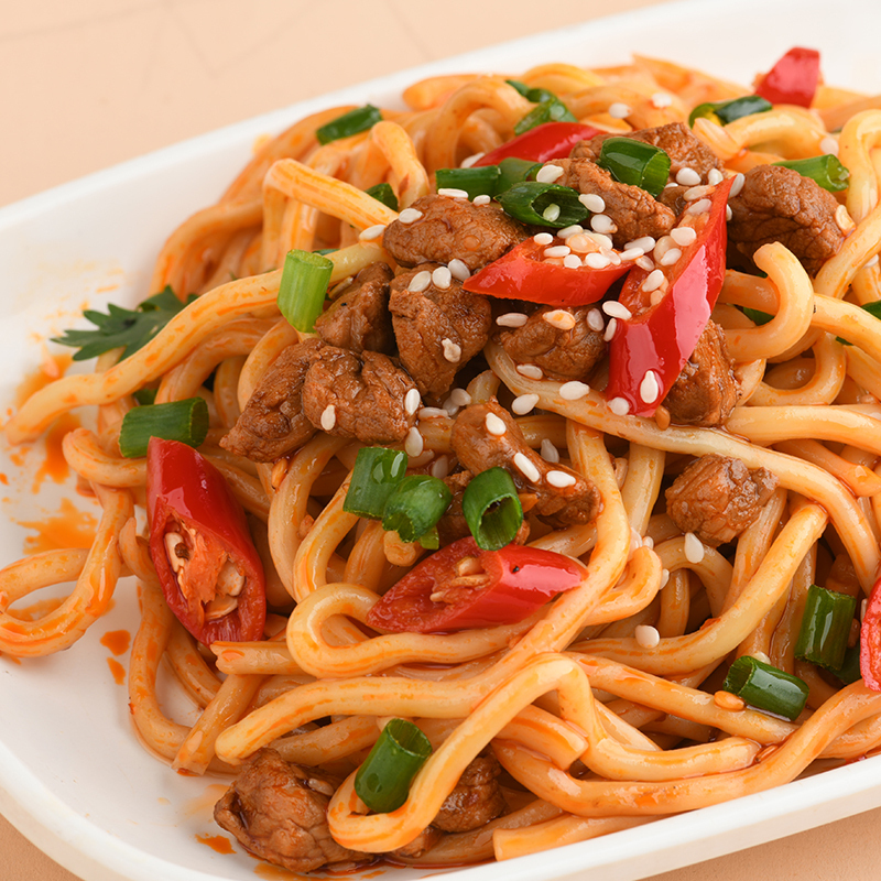 曹操饿了即食拌面香辣牛肉味2495g