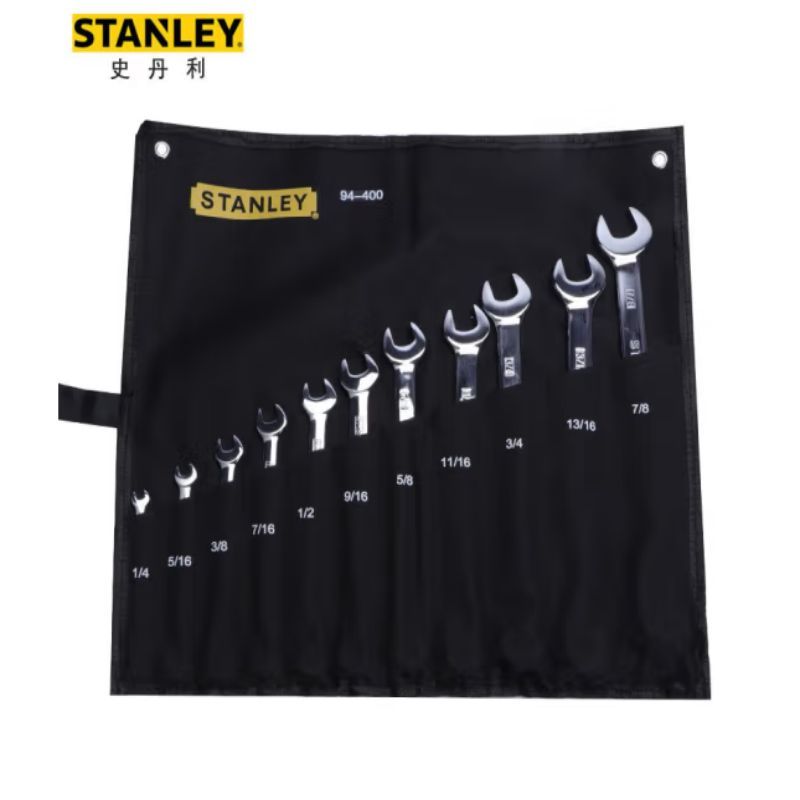 史丹利(STANLEY)两用长扳手11件套英制精抛光(个)
