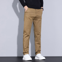 老爷车(LAOYECHE)男士休闲裤冬季厚款商务修身直筒男款裤子棉弹力男裤