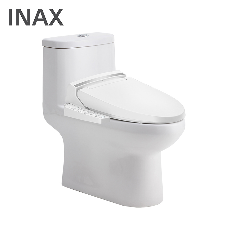 日本-伊奈(INAX)卫浴智能马桶套装静音节水大冲力连体智能坐便器全功能智能马桶盖