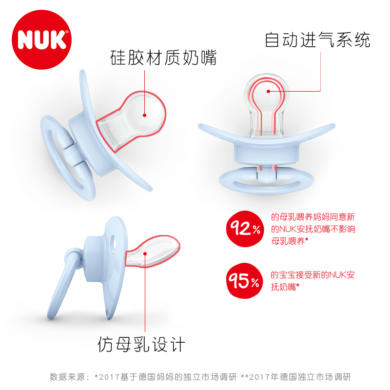 NUK智选型安抚奶嘴(6-18个月)