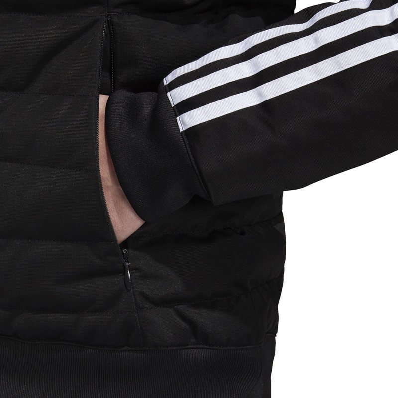 阿迪达斯(adidas)三叶草棉衣女装新款运动保暖棉服连帽外套DH4587
