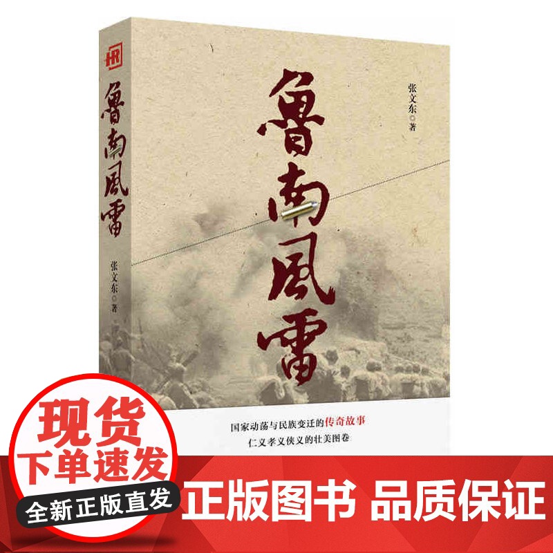 鲁南风雷 张文东 花山文艺出版社 正版书籍高清大图