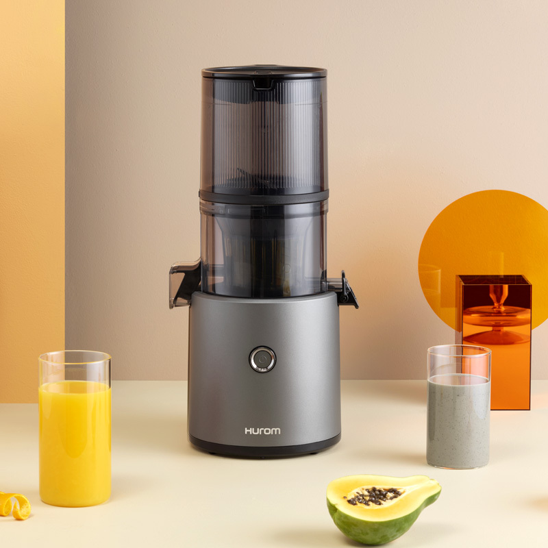 智能新代无网大口径h300韩国进口多功能大口径家用低速榨汁机