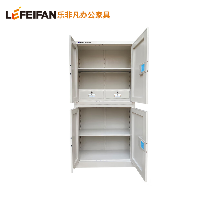 乐非凡办公家具 通双节保密柜(国保) LFF-BMG204 台高清大图
