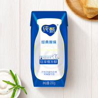 （4月产）蒙牛纯甄巴氏杀菌热处理风味酸牛奶利乐钻200g×12盒