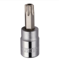 世达（SATA）22602 长中孔花型旋具套筒 10MM系列50MM长 T50
