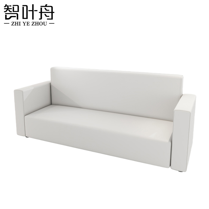 智叶舟商务沙发三人位180*75*80cm张高清大图