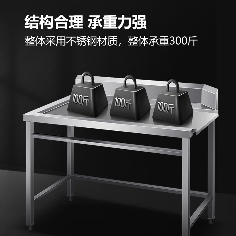 意黛斯 商用洗碗机工作台 专用配件洁碟台 收污碗碟台1500*700*800+150 YDS-3JDT157 304材质高清大图