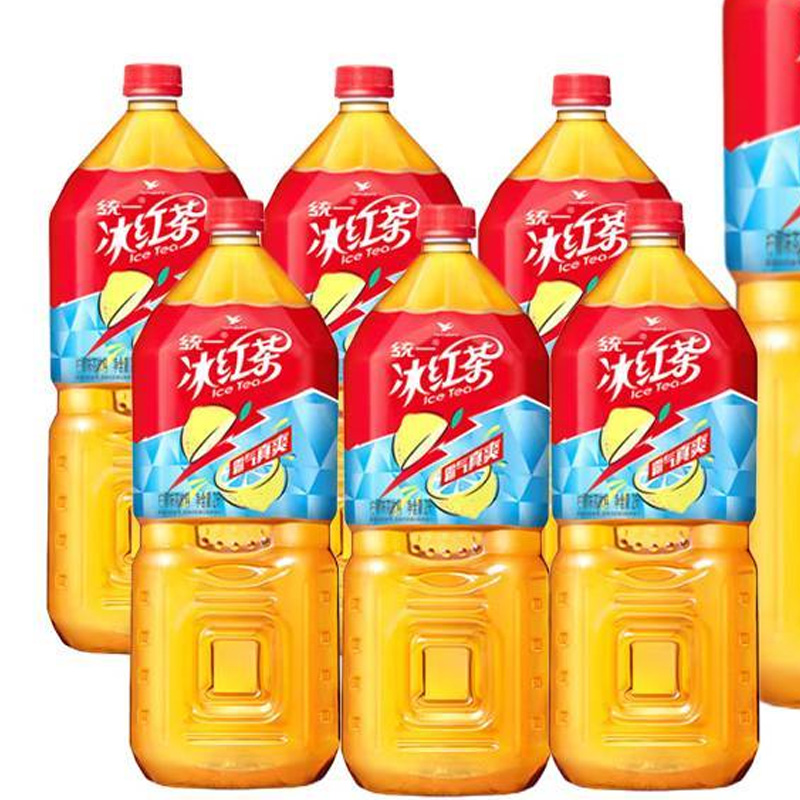 统一 冰红茶 2L*6瓶/箱高清大图