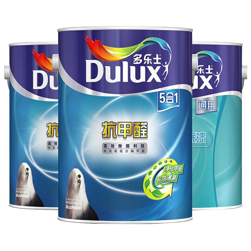 多乐士(dulux) 抗甲醛五合一乳胶漆内墙面漆 油漆涂料 a899 a749 套装