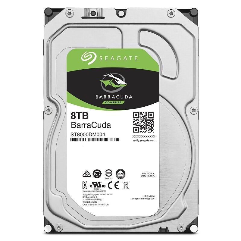 希捷(Seagate) 8TB台式机硬盘 5400转 SATA接口