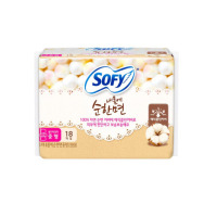 贵爱娘(贵艾朗)韩国原装进口日用卫生巾组合纯棉超薄敏感肌系列 250mm18片*1包