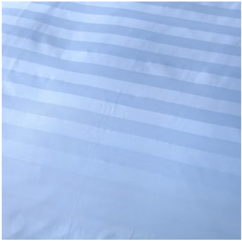 若叶之季 LR-BD01 120*225cm 酒店公寓40S贡缎蓝色锻条床单 1.00 件/条 (计价单位:条)高清大图