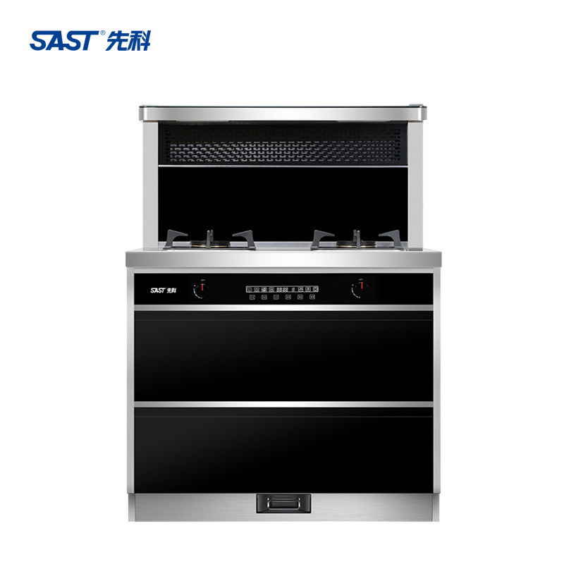 SAST/先科 T6S-1集成灶顶部电加热温菜大火力集成灶 大吸力电热自动清洗 烟灶联动