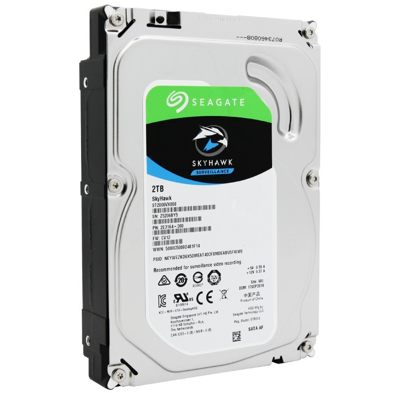 希捷(Seagate)2TB 5900RPM 酷鹰监控级硬盘 SATA接口