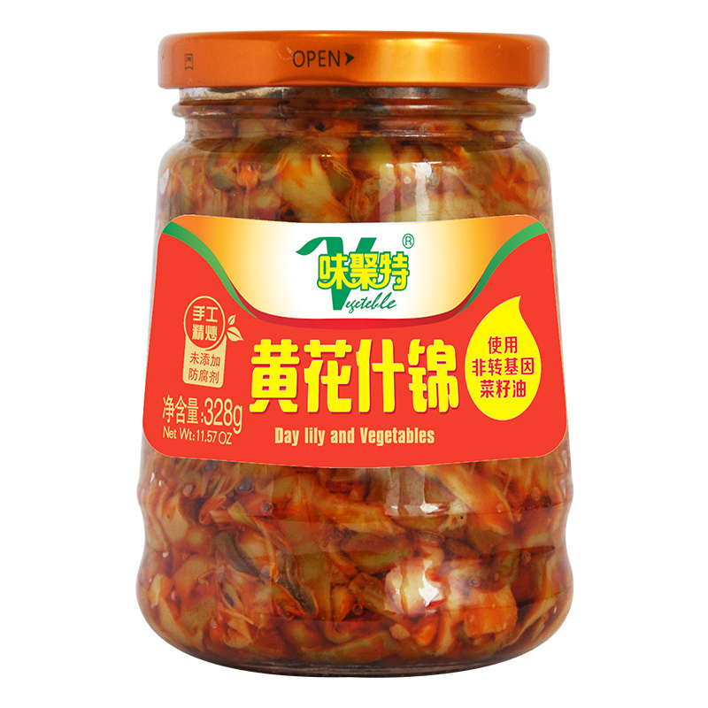 味聚特黄花什锦 328g下饭菜四川特产农家风味早餐小菜咸菜