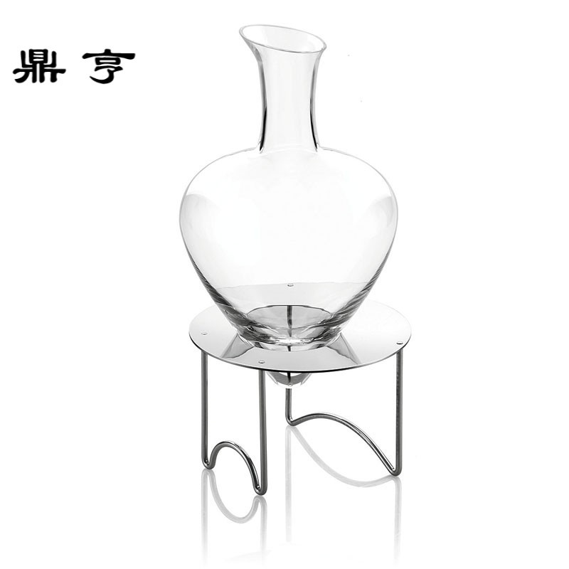 鼎亨意大利进口全新水晶玻璃红酒快速醒酒器创意分酒器