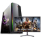 铭能 12代i7 12700F十二核/GTX1650独显/16G内存/512G固态 台式机 台式电脑 DIY组装机 组装电脑 家用办公电脑主机商务大型3D设计游戏电脑+19英寸全套
