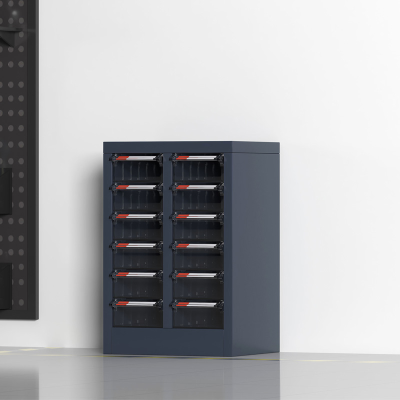 臻远 ZYLJG-W65 零件柜 12抽透明无门大号 376*300*560高清大图