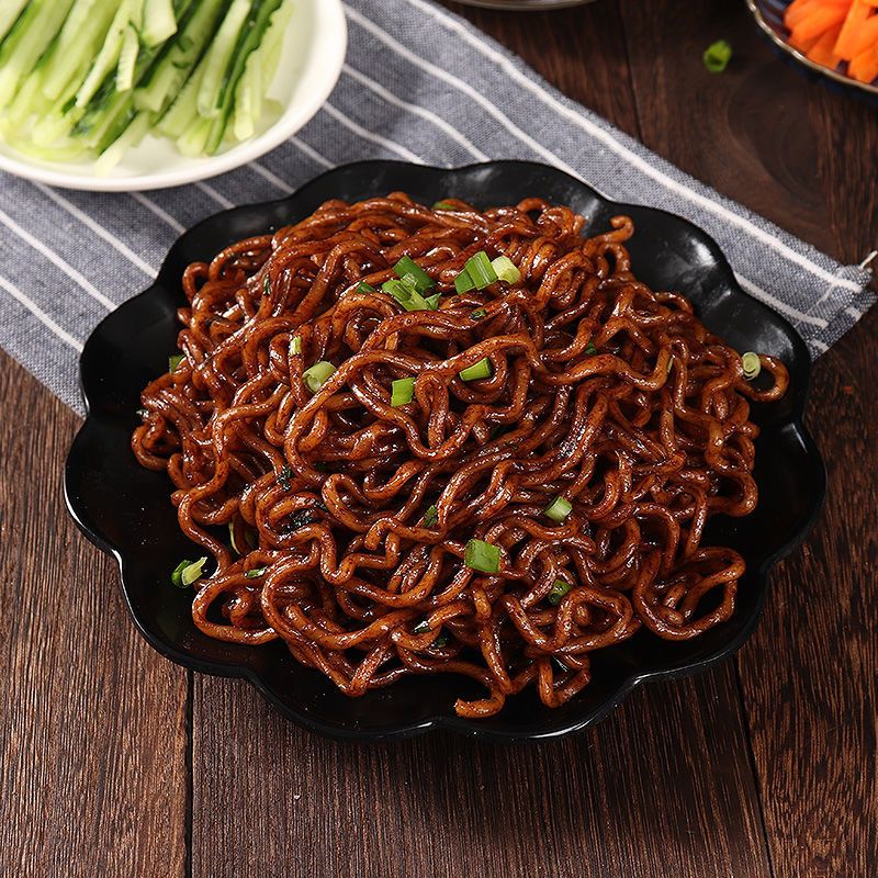 网红炸酱面整箱30袋装方便面韩式杂酱面拌酱黑酱干拌面泡面拉面炒面