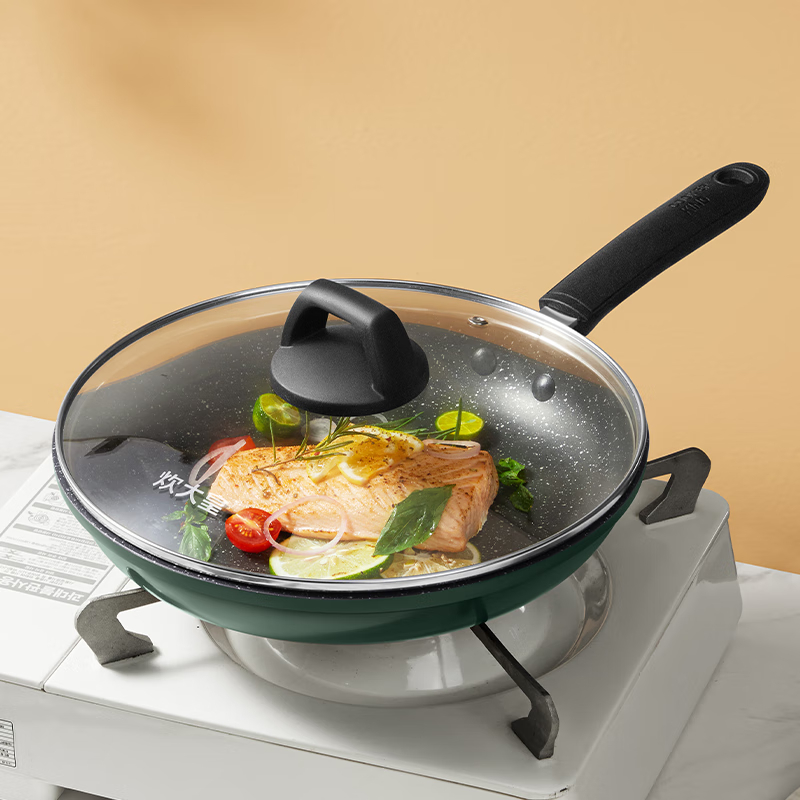 炊大皇(COOKER KING)翠釜系列煎锅28cm BG28FP高清大图