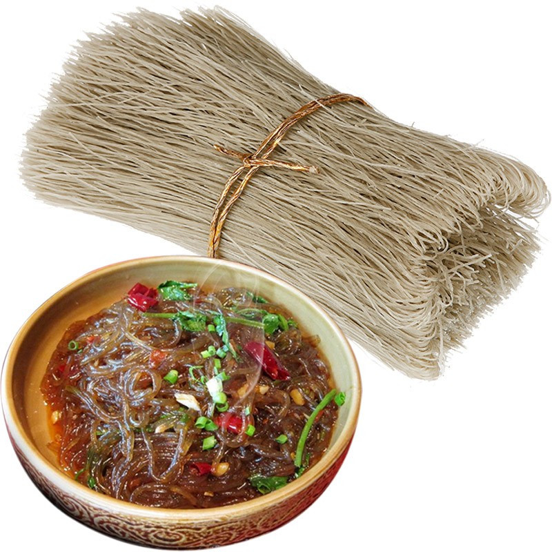 [中华特色]徐州馆 快挑食 红薯粉丝带箱5斤 细粉条农家手工自制 番薯水晶地瓜粉丝干货 华东