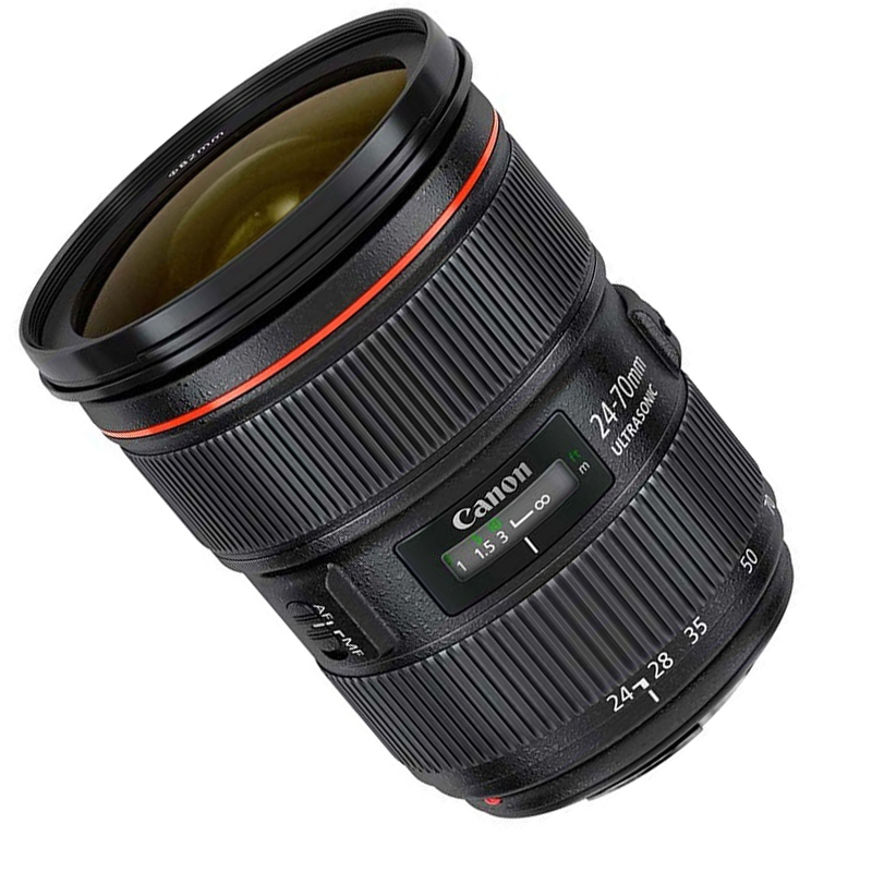 佳能（Canon）EF 24-70mm F2.8L II USM 佳能卡口 82mm口径 红圈广角变焦镜头