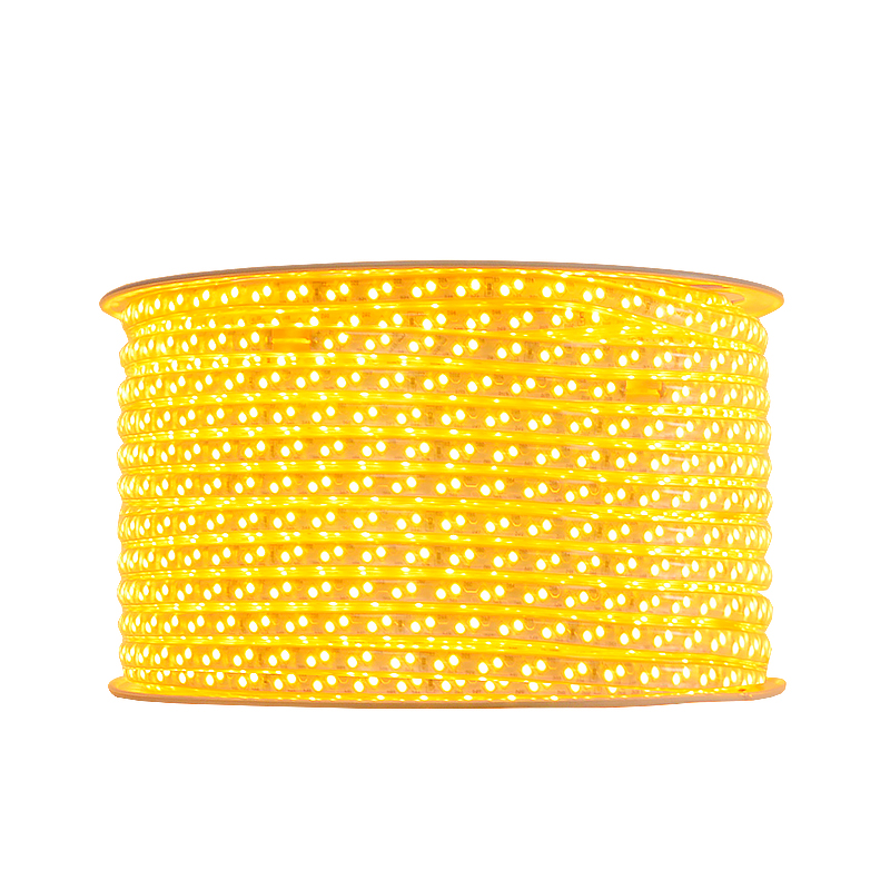 格瑞捷LED彩灯带 LED-100米 金黄220V/米高清大图