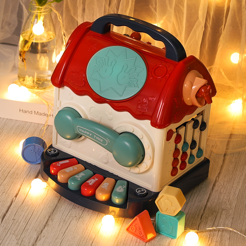 婴儿玩具0-1岁宝宝早教多功能音乐3-6-4健身架