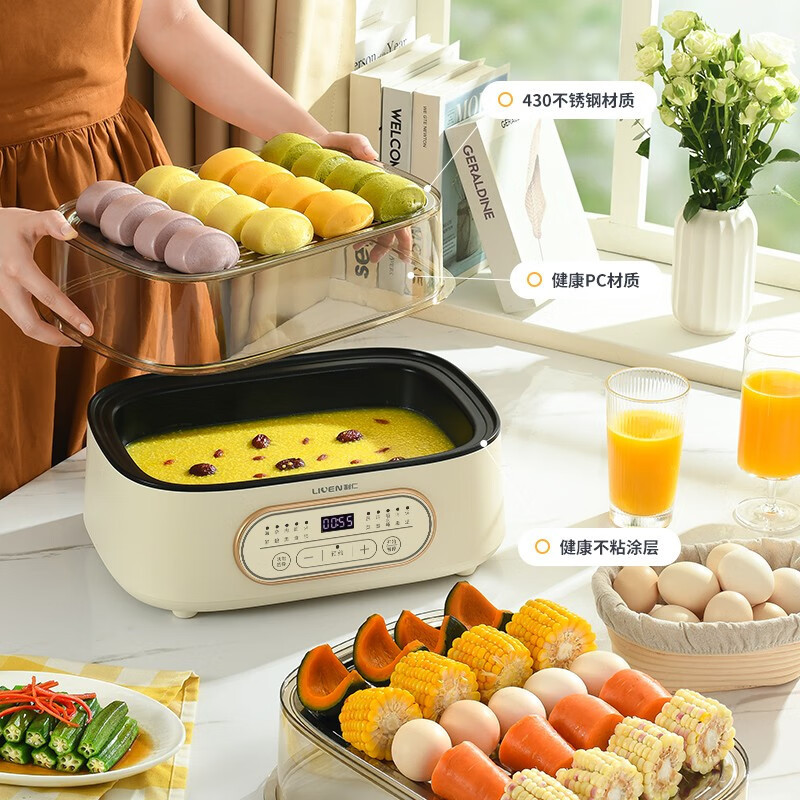 利仁(Liven) 多功能多层大容量电蒸锅DZG-J2673高清大图