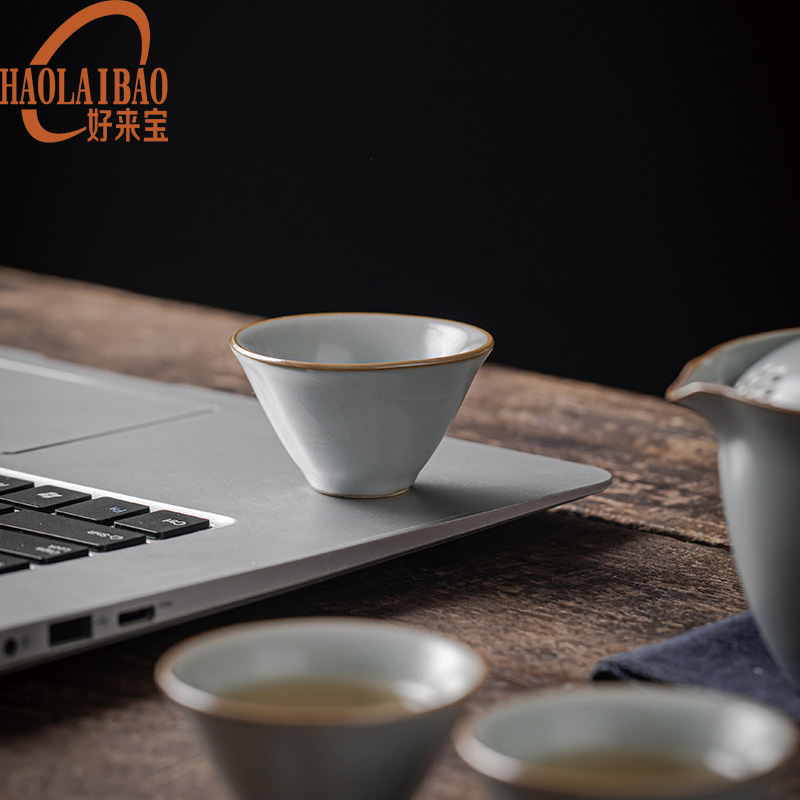 好来宝汝窑·云游开片茶具旅行套装HLB-CJ021高清大图