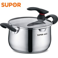 ❤苏泊尔（SUPOR）汤锅304不锈钢家用煮锅奶锅不锈钢锅炖锅加厚电磁炉通用ST24J1
