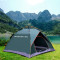驿客 自动帐篷(3-4人)精选优质的涂银防晒面料 舒适的大空间 双门设计更通透 EKH-9003 墨绿色
