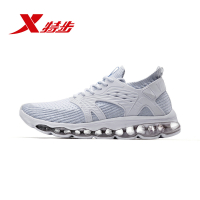 特步女鞋跑步鞋2018网面全掌气垫运动跑步鞋新款正品982318119061