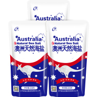 【苏盐集团】淮盐加碘海盐粗粒食盐320g*3袋调味盐精制盐食用盐粗盐无抗结剂