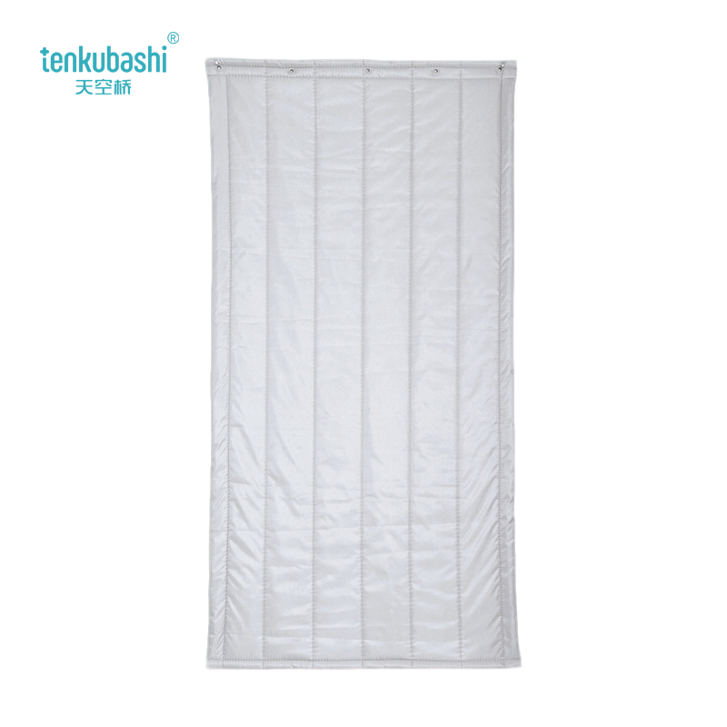 天空桥 棉门帘 MML-257银灰色无窗口五层棉 平方米高清大图