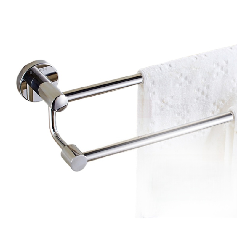 攸形 不锈钢毛巾架 80cm个高清大图