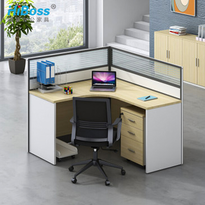 HiBoss办公桌屏风卡座电脑桌工作位