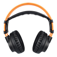 西伯利亚 K9 电竞游戏耳机头戴式usb7.1声道重低音七彩发光电脑耳麦绝地求生吃鸡 黑色