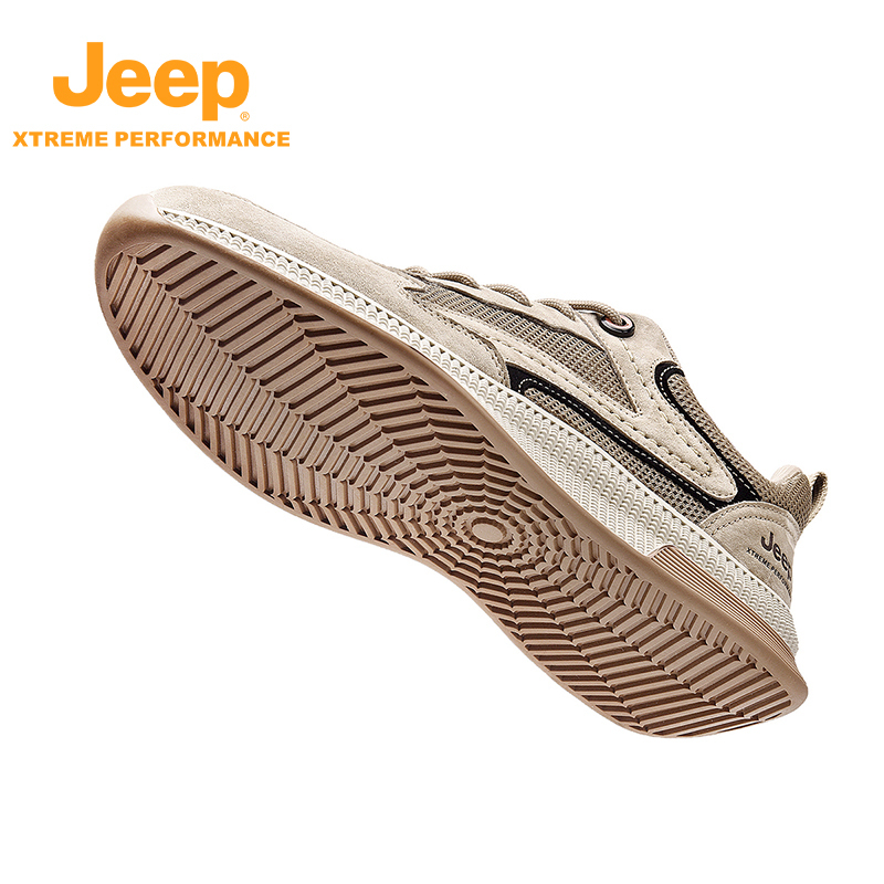 Jeep/吉普夏季新款防滑耐磨登山鞋男士低帮减震运动鞋户外休闲鞋