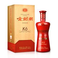 剑南春 金剑南K6 浓香型 白酒 52度 500ml 单瓶装