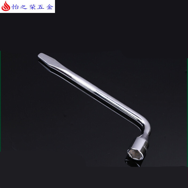 汽车轮胎套筒扳手换胎工具L型轮胎扳手省力车载17/19/21/22/24mm 24mm7字轮胎扳手