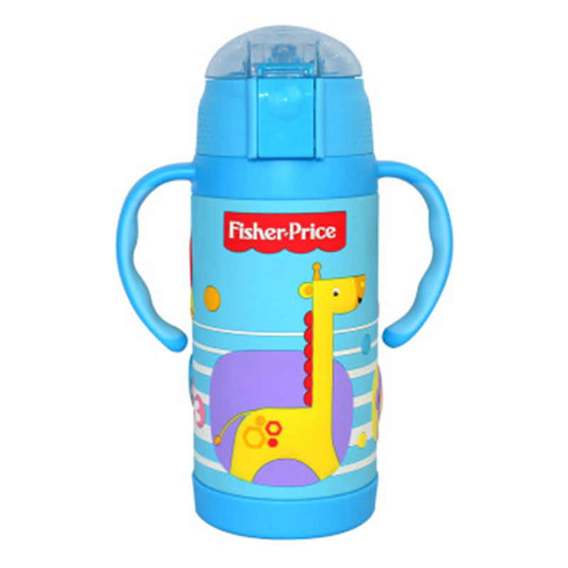 费雪抽真空保温杯套装350ml FP-8042粉、蓝、黄